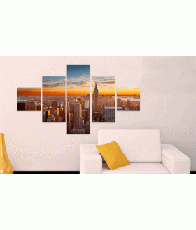 Multi-canvas Apus panorama New York 5x